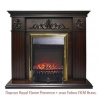 Электрокамин (очаг) со звуком для дачи Royal Flame Fobos FX M Brass/Black