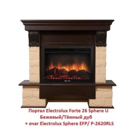 Очаг электрокамина Electrolux Sphere EFP/P-2620RLS