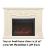 Очаг электрокамина Real-Flame MoonBlaze S LUX Black