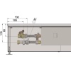 Внутрипольный конвектор длиной 1,6 м - 2 м Minib COIL-PT300 2000