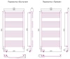 Электрический полотенцесушитель лесенка Сунержа Богема 2.0 1200х600