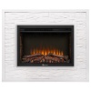 Портал Firelight Loft 30 камень белый, белая эмаль