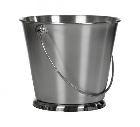 Ведро для подачи с ручкой 162 мм Luxstahl [80822-T mirror polish]