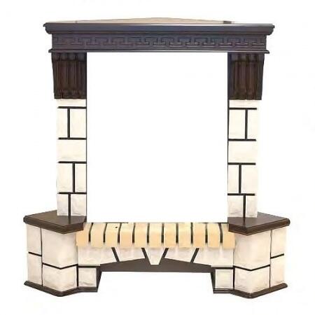 Портал из камня Real-Flame Stone Corner new STD/EUG/VL
