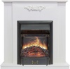 Каминокомплект Capri - Белое дерево делюкс с очагом Majestic FX Black
