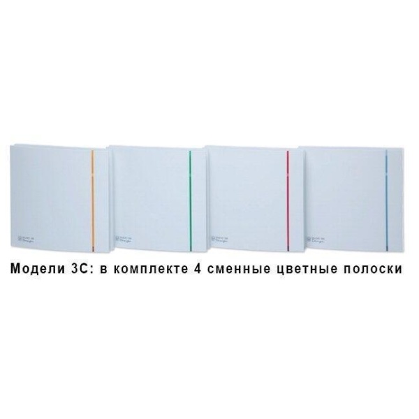 Вытяжка для ванной диаметр 120 мм Soler & Palau SILENT-200 CHZ SILVER DESIGN-3C