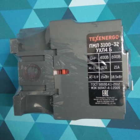 Магнитный пускатель ПМЛ 3100-32 230В 32А 1з УХЛ4 Б Texenergo