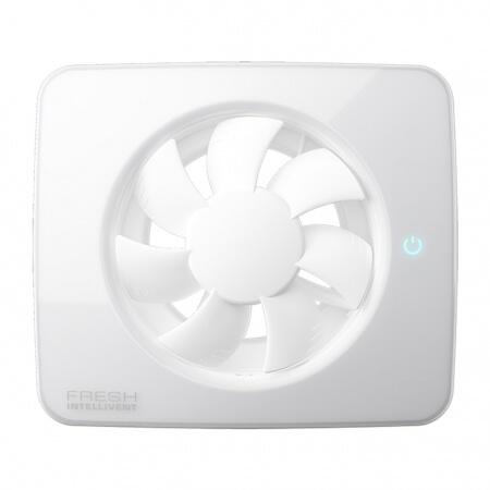 Вытяжка для ванной диаметр 100 мм PAX INTELLIVENT ICE White
