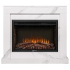 Портал Firelight Simple 25 белый мрамор