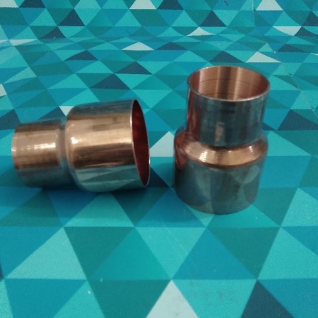 Муфта-переходник С*С, 2 1/8" х 1 5/8" (пайка, медь)