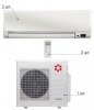 Мульти сплит система на 2 комнаты Kentatsu K2MRE50HZAN1/KMGBA25HZAN1*2шт