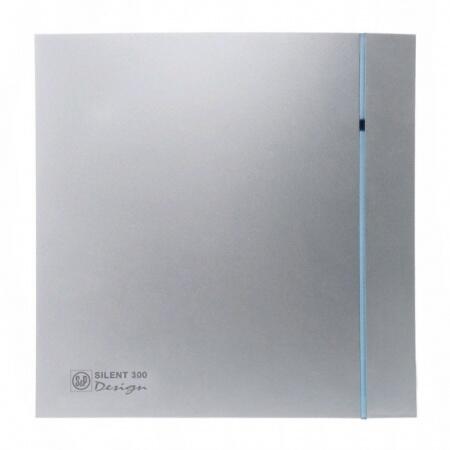 Вытяжка для ванной диаметр свыше 150 мм Soler & Palau SILENT-300CHZ 'PLUS' SILVER DESIGN-3C