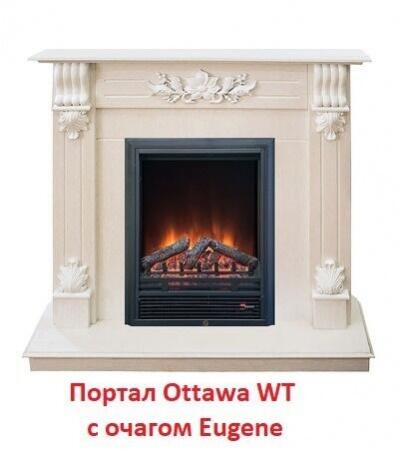 Деревянный портал Real-Flame Ottawa STD/EUG WT