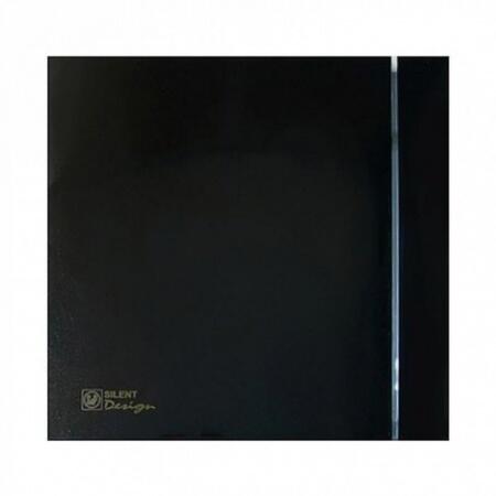 Вытяжка для ванной диаметр 100 мм Soler & Palau SILENT-100 CRZ BLACK DESIGN-4C