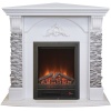 Электрический камин с электронным управлением Real-Flame Athena Corner GR STD/EUG/24 WT с очагом Eug