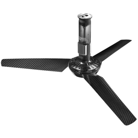 Вентилятор с подсветкой Vortice Nordik Air Design 140-29 Transporent Carbon