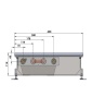 Внутрипольный конвектор длиной 1,6 м - 2 м Minib COIL-PMW115 1750