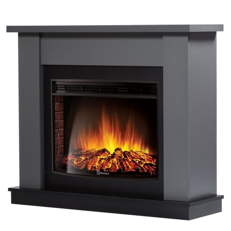 Каминокомплект: Очаг Electrolux EFP/P-2720RLS, портал Canto 25 графит