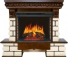Каминокомплект Pierre Luxe LORD - Темный дуб / Белый с очагом Vision 28 EF LED FX (Royal Flame)