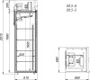 Шкаф холодильный Аркто D0.5-GL (P) короткая ручка