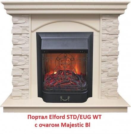 Портал из камня Real-Flame Elford STD/EUG WT