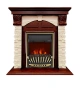 Каминокомплект Dublin (Разборный) - Орех каньон / Сланец  с очагом Aspen Gold (Royal Flame)