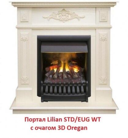 Деревянный портал Real-Flame Lilian STD/EUG WT