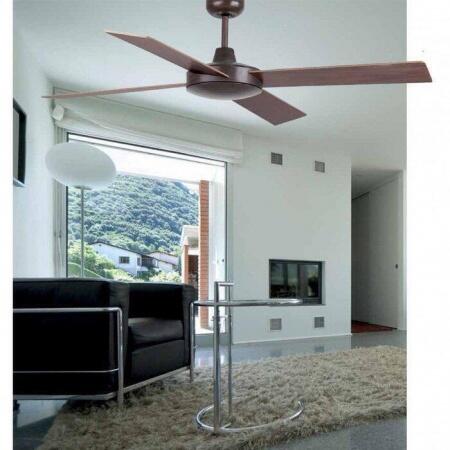 Вентилятор без подсветки Faro Mallorca Marron Oxido