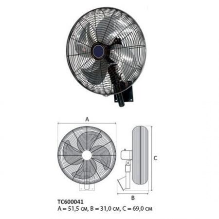 Лопастной вентилятор TecnoCooling Д50