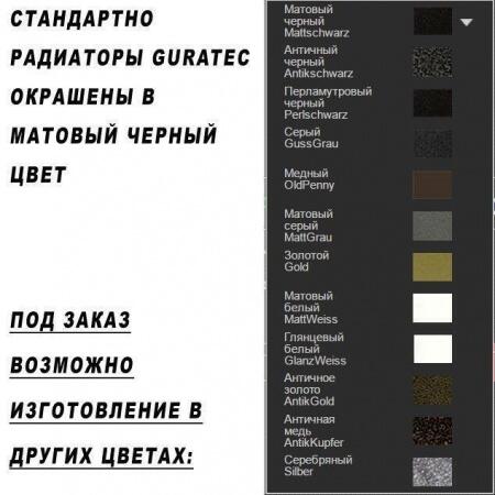 Чугунный радиатор GuRaTec Art Deco 760 1 секция