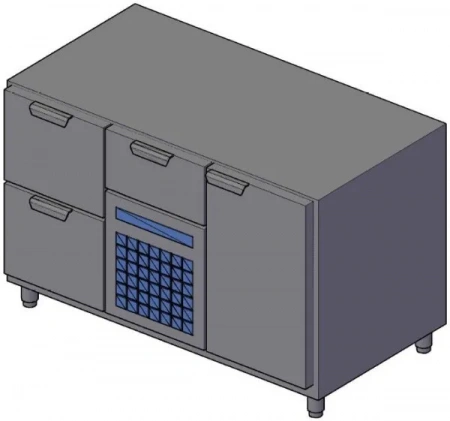 Стол морозильный HappyChef TF G 2-FBR-1 без столешницы