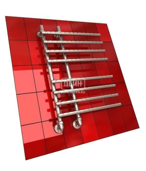 Водяной полотенцесушитель лесенка Двин L TWIST 100/15/65