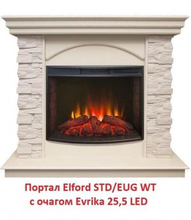 Портал из камня Real-Flame Elford STD/EUG WT