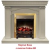 Очаг электрокамина Real-Flame Fobos Lux Brass
