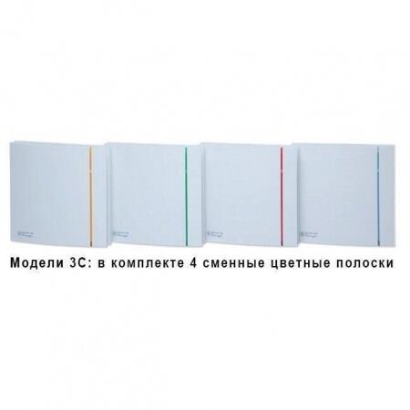 Вытяжка для ванной диаметр 100 мм Soler & Palau SILENT-100 CHZ SILVER DESIGN-3C