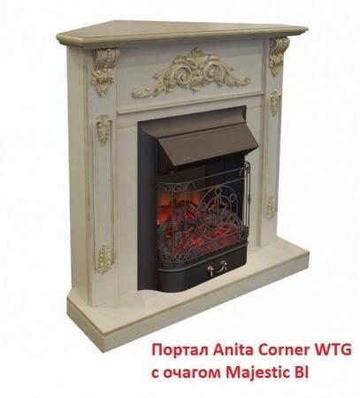 Деревянный портал Real-Flame Anita corner WTG