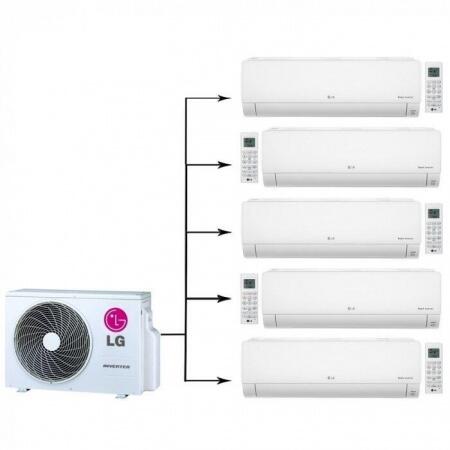 Внешний блок мульти сплит-системы на 5 комнат Lg MU5M40AH/PM07SP.NSJR0*5шт