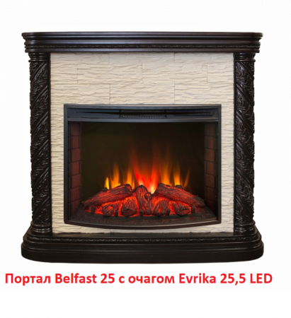 Очаг электрокамина Real-Flame Evrika 25,5 LED