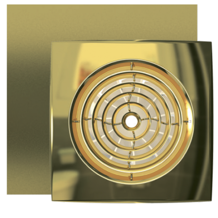 Вытяжка для ванной диаметр 100 мм ERA AURA 4C Gold