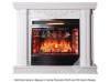 Деревянный камин (портал+очаг) InterFlame Genius / Джениус с очагом Panoramic 06-25 Led F/X Quartz