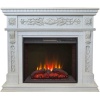 Изящный электрокамин со звуковым эффектом Real-Flame Estella 25,5/26 WT с очагом Sparta 25,5 LED