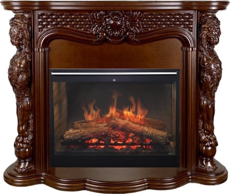 Каминокомплект Castle - Темный дуб с очагом Symphony 30'' DF3020-INT