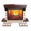 3D Каминокомплект с увлажнением и звуком Real-Flame Stone new 26/HL AO (DN) с очагом 3D Leeds 26