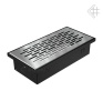 Вентиляционная решетка для камина Kratki НАПОЛЬНАЯ стальная 9x20 920/SZ/FLOOR