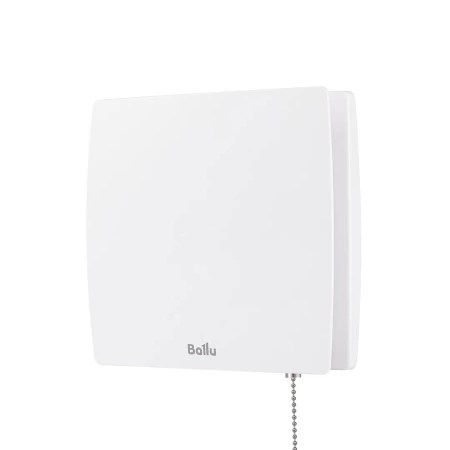Вентилятор вытяжной Ballu BAF-SL 100 VP с обратным клапаном и тяговым выключателем
