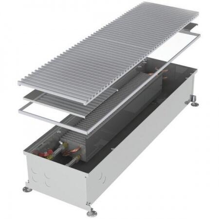 Внутрипольный конвектор длиной 1,1 м - 1,5 м Minib COIL-PT300 1500