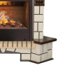 Электрокамин (очаг+портал) Real-Flame Stone New Corner с очагом 3D Helios
