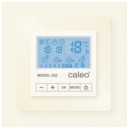 Терморегулятор для теплого пола Caleo 920 бежевый с адаптерами