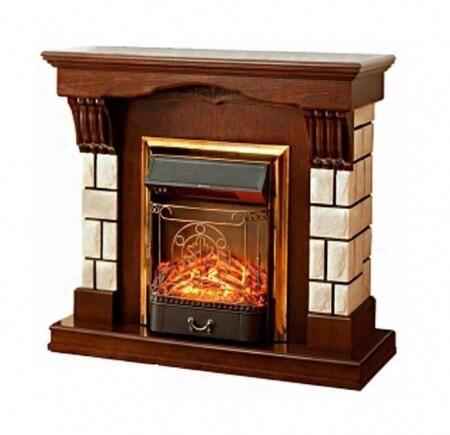 Очаг электрокамина InterFlame Majestic Brass/Black