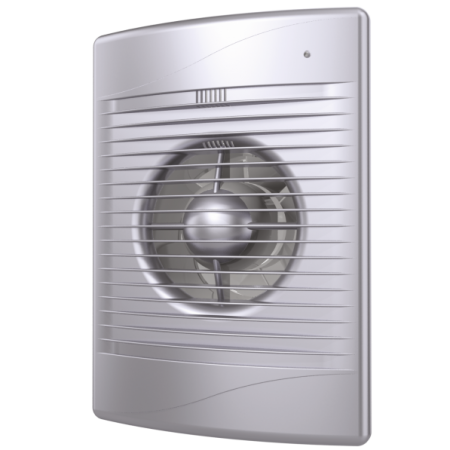 Вытяжка для ванной диаметр 100 мм ERA STANDARD 4C gray metal
